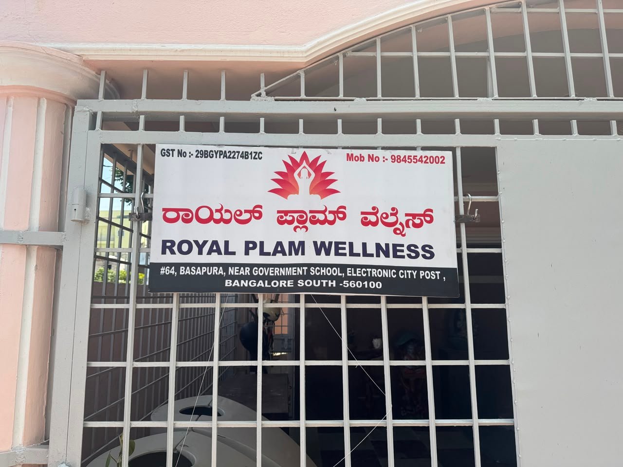 Royal Plam Wellness exterior in Bangalore